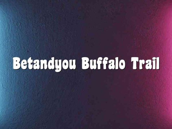 Betandyou Buffalo Trail